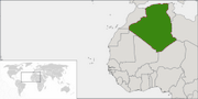 Алжи́рская Наро́дная Демократи́ческая Респу́блика - Местоположение