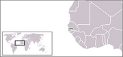 Republic of The Gambia - Location